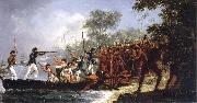 unknow artist Landing at Erramanga Eromanga one of the New Hebrides France oil painting reproduction